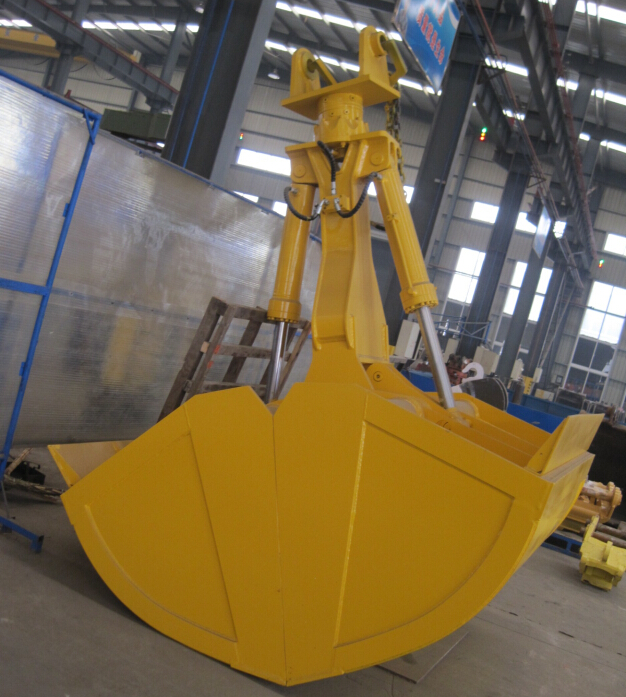 Construction spare parts clamshell bucket excavator