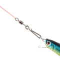 DONQL 10/20/50pcs Fishing Swivels Connector 2#-10# Interlock Pin Snap Rolling Swivel For Fishhook Lure Carp Fishing Accessories