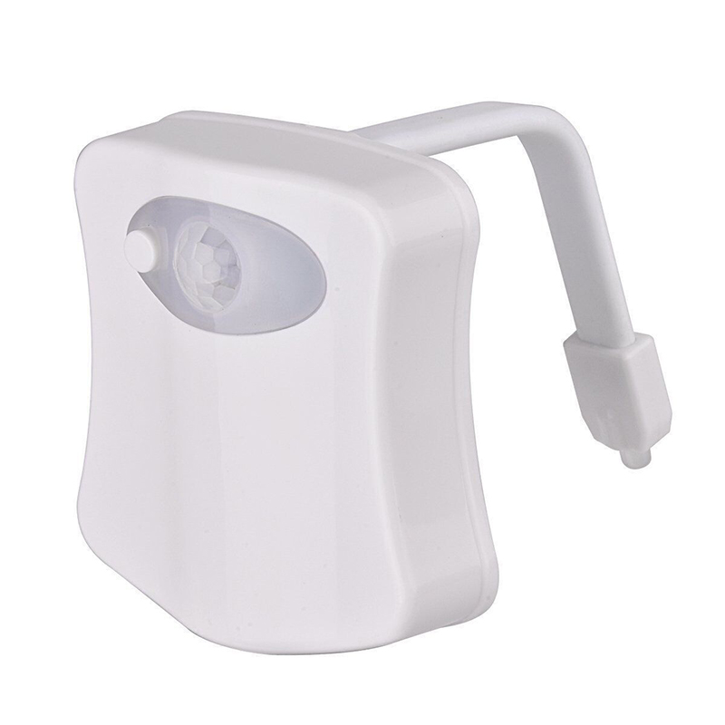 16/8 Colors Smart Body Sensing LED Motion Sensor Night Lamp Toilet Bowl Bathroom Backlight For Emergency WC Seat Lights
