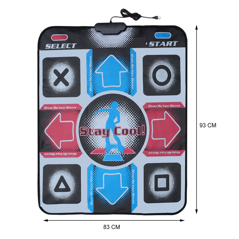 Kids Play Mat For Dancing HD Step Pad Baby Pads Dancer Blanket Toy Non-Slip Sports Foot Print Mat to PC with USB Indoor Games