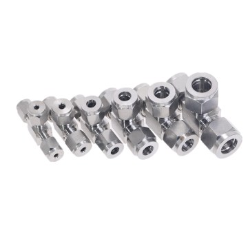 Stainless Steel 304 Single Ferrule Tee Tube Fitting Ferrule Connector Pipe Fittings T Type 3 Way 4mm 6mm 1/8''1/2''