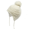 Winter Kids Boy Girl Cotton Knitted Ear Protective Cap Warm Thick Baby Hats Children's Accessories