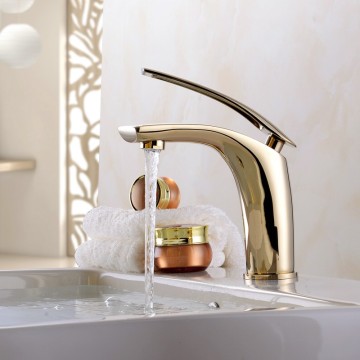 Tuqiu Basin Faucets Hot&Cold Mixer Gold/Black/Red Bathroom Basin Tap Brass Gold/Chorme/White/Red/Black Faucet Crane Sink Tap