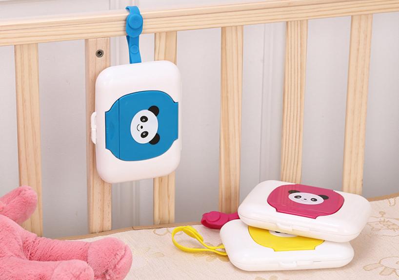 2018 Baby Travel Wipe Case Child Wet Wipes Box Changing Dispenser Storage Holder Living room bedroom kitchen wet tissue box