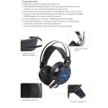 Salar C13 Gaming Headset Wired PC Stereo Earphones Headphones with Microphone for Computer Gamer Headphone 3.5mm