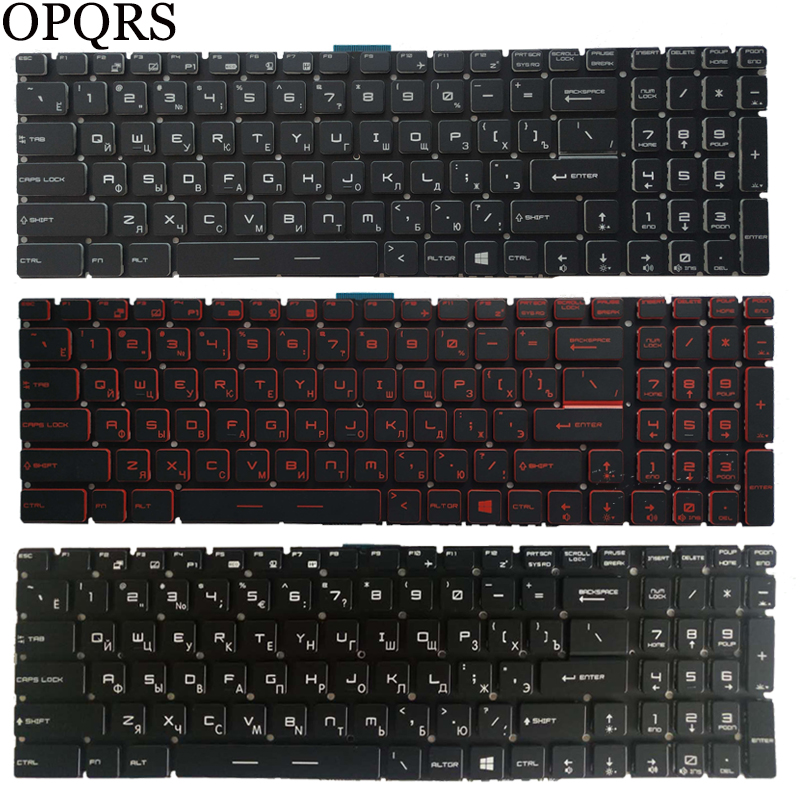 NEW Russian laptop keyboard For MSI GP62 GP72 GL62 LG72 GL72 GP62VR GP62MVR GP72MVR GL62M GL62MVR GL63 GL72M GL73 RU keyboard