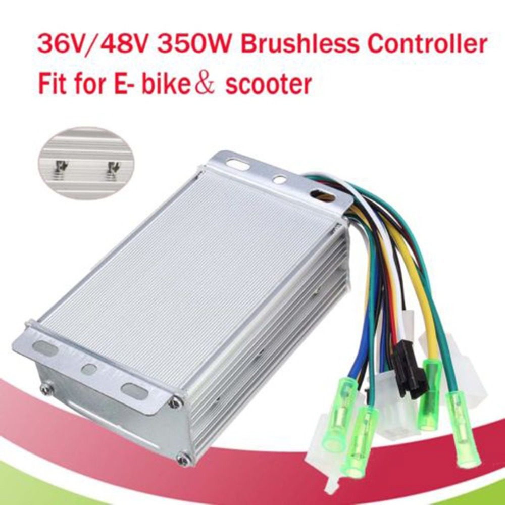 2018 Newest 36V/48W 350W Waterproof Design Brush Speed Motor Controller for Electric Scooter Bicycle E-Bike Tricycle Controller