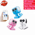 Smart Bluetooth Speaker Intelligen RC Robot Toy Multi-function Robot Bluetooth Connection APP Remote Control Robot Music Singing