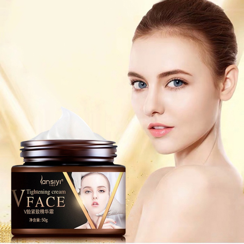 Hot Face Lifting Cream Burning Fat Shaping V Face Firming Skin Facial Tightening Slimming Cream 50g
