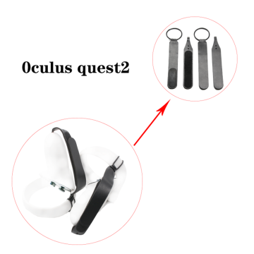 1Pair For Oculus Quest 2 VR Controller Handle Wrist Strap Handle Grip Anti Falling Non-slip Adjustable belt for Quest2 Accessory