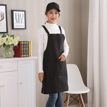 Pure Color Cooking Kitchen Apron For Woman Men Chef Waiter Cafe Shop Bbq Hairdresser Aprons Custom Gift Bibs Wholesale