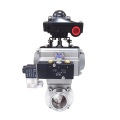 Sanitary Pneumatic Butterfly Valve With Limited Switch