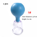 Blue Rubber Vacuum Cans For Massage PC Suction Cup Anti Cellulite Vacuum Massager Therapy Suction Cup Kit Family Chinese Cupping