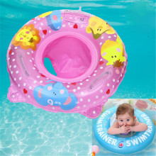 Infant Swimming Pool Rings Water Toys Double Handle Safety Baby Seat Float Swim Ring Inflatable Swim Circle For Kids swim