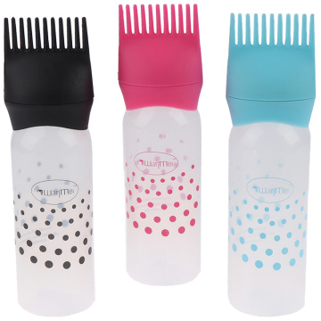 170ML Plastic Dyeing Shampoo Bottle Oil Comb Hair Tools Hair Dye Applicator Brush Bottles Styling Tool Hair Coloring