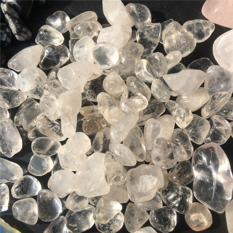 100g Natural Quartz Crystal Gravel Specimen Polished Tumbled Stone