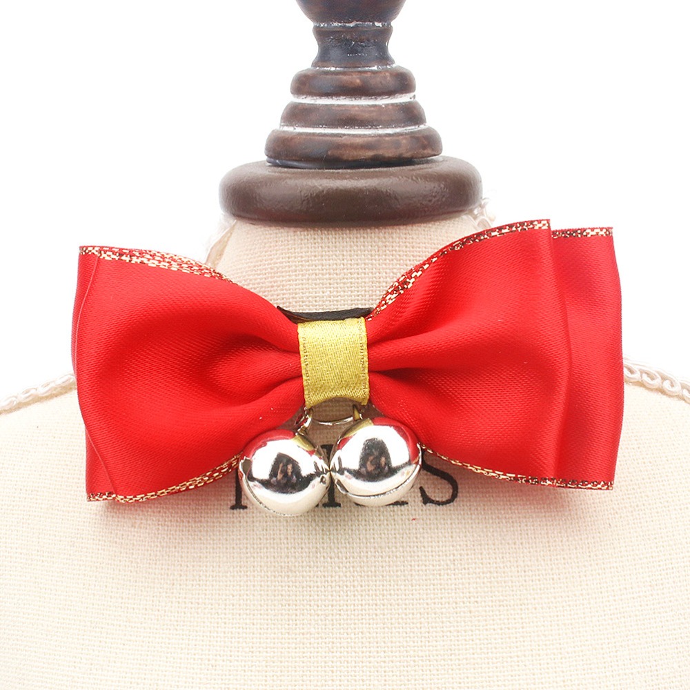 Traumdeutung Small Cats Collars Bow Kitten Puppy Necklace For Pets Collar Dogs Cat Accessories Product collier pour chat kedi