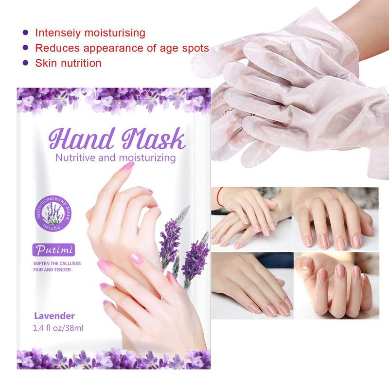 Hand Mask Moisturizing Gloves Hyaluronic Acid Paraffin Gloves Whitening Hand Skin Care Exfoliating Mask Anti Dry Rough Hands