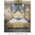 European-Style Double Bed Master Bedroom Modern Simple Princess Bed 1.8 M Leather Wedding Bed Light Luxury Furniture Set