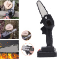 4-Inch Mini Electric Chainsaw Cordless Pruning Saw Rechargeable Electric Saw One-Hand Lightweight Pruning Shears Chainsaw