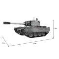 New Stainless Steel Remote Control RC Tank Wars 952PCS Military Model Building Blocks Bricks 80m Tank Toy