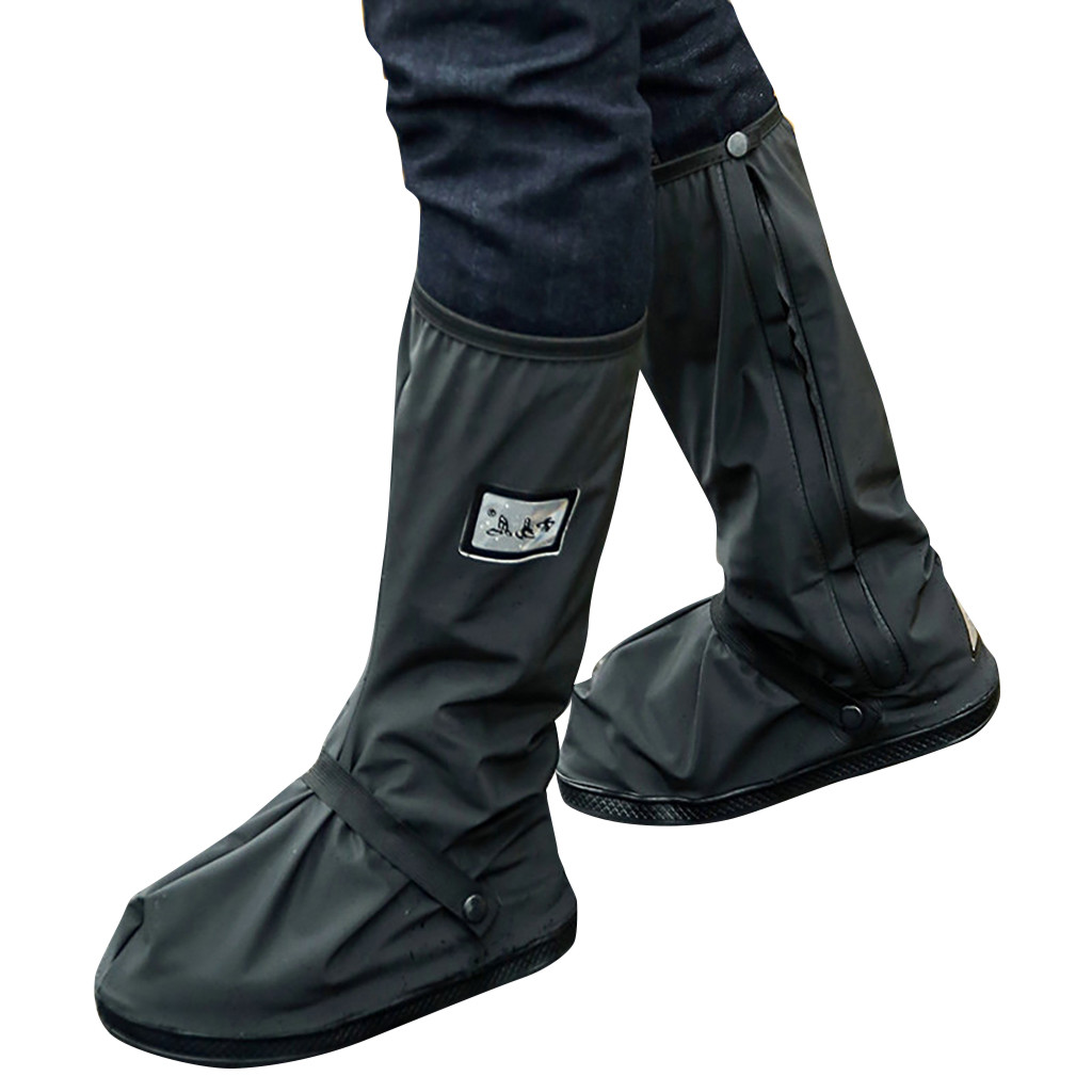 Unisex Rain Boot Shoes Covers Creative Waterproof Motorcycle Cycling Bike Reusable Rainproof Shoes Cover Rainproof Thick #T2G