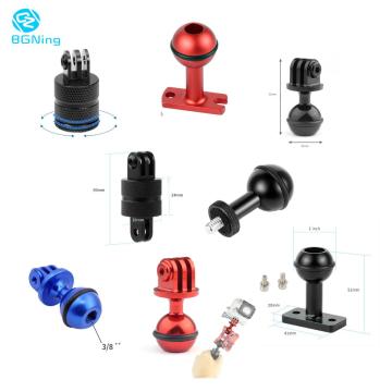 Camera Ball Head Tripod Handle Braket Mount Base Adapter Clip 360 degree Rotation for Gopro Hero SJcam YI EKEN Action Sports