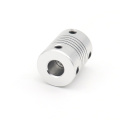 1pcs 8x10 8mm to 10mm D19L25 Aluminum Alloy Z Axis Flexible Coupling For Stepper Motor Coupler Shaft Couplings 3D Printer Parts