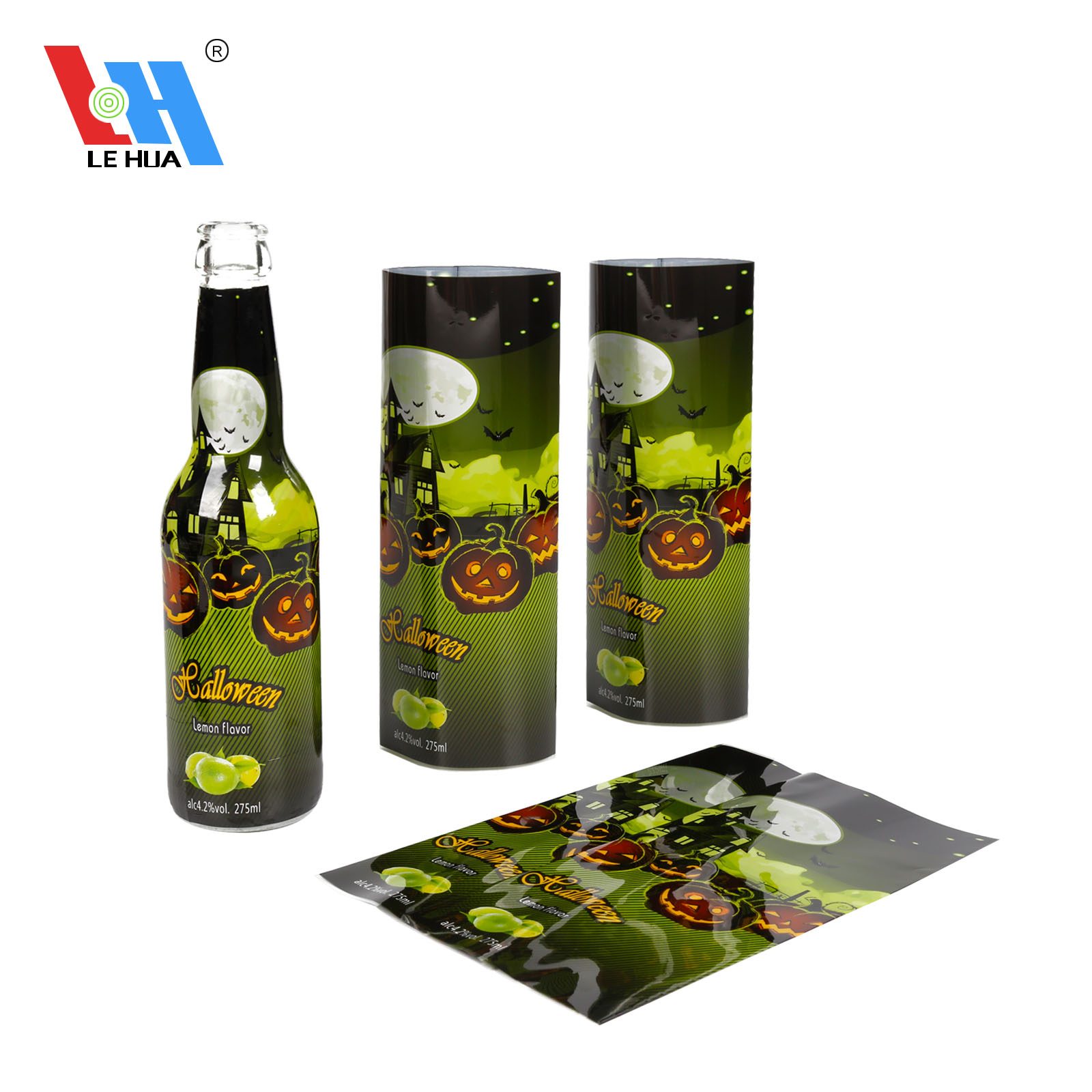 shrink sleeves for glass bottle