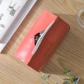 Practical Simple Desktop Napkin Pumping Paper Holder Storage Container Durable Multi-functional Leather Tissue Box