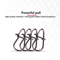 30-50pcs/bag Gourd type Stainless Steel Hook Swivel Solid Rings Safety SnapsFast Clip Lock Snap Connector fishing tackle tool