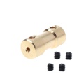 2-5mm Motor Copper Shaft Coupling Coupler Connector Sleeve Adapter US Jy23 20 Dropship