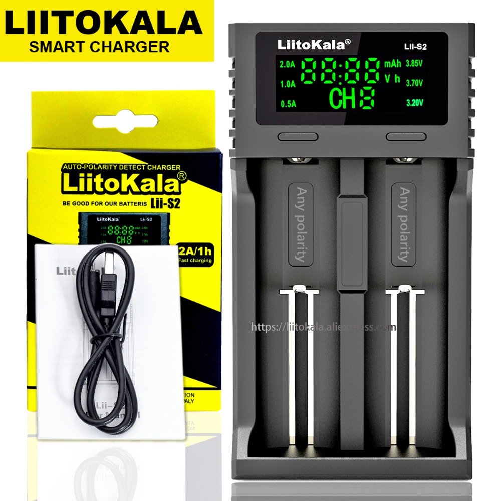 Genuine/Original liitokala lii500 battery charger Lii-PD4 Lii-S1 lii-S2 lii-S4 18650 charger For 3.7V 21700 26650 20650 AA AAA