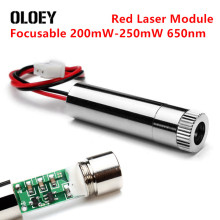 Red Dot Focusable 200mW-250mW 650nm Laser Module Laser Generator Diode Replacement Mini DIY Engraver Power Tools Accessories Set