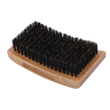Square Natural Boar Bristle Beard Brush For Men Bamboo Face Massage That Works Wonders To Comb Beards And Mustache