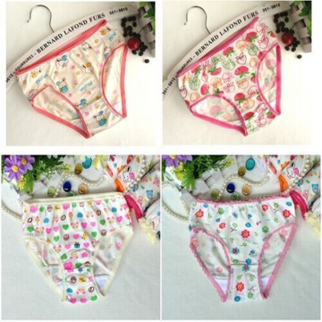 4pcs/Lot Mix Color Fashion New Baby Girls Underwear Cotton Panties for Girls Kids Short Briefs Children Underwear