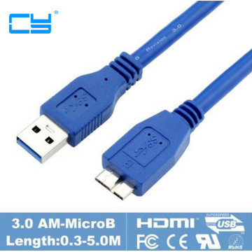 USB 3.0 Micro-B Connector Cable 30cm 60cm 100cm 150cm 1ft 2ft 3ft 5ft For LaCie Seagate WD My Passport portable hard drive