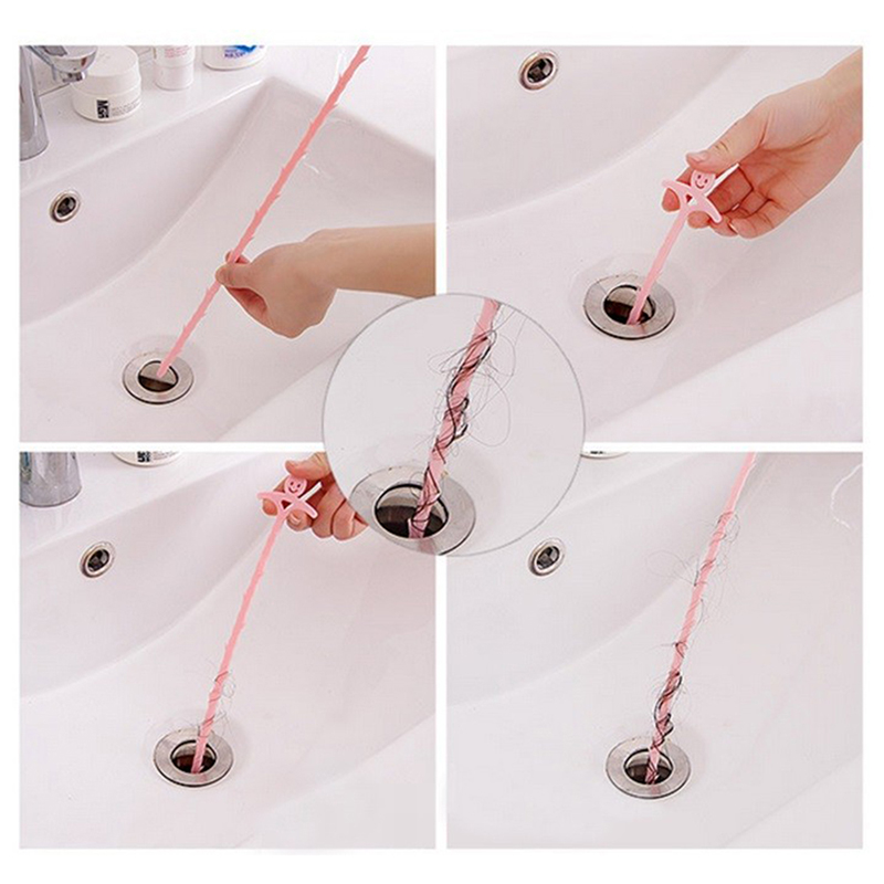 3pcs Bathroom Hair Sewer Filter Drain Cleaners Sink Strainer Kitchen Cleaning Brush Anti Clogging Floor Tools Dredging Device