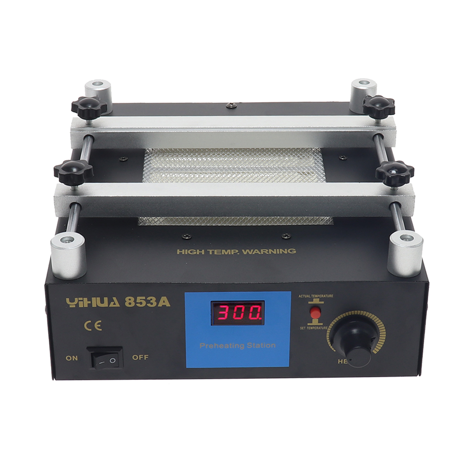 YIHUA 853A 110V 220V digital infrared preheating station high power ESD BGA rework station PCB desoldering station