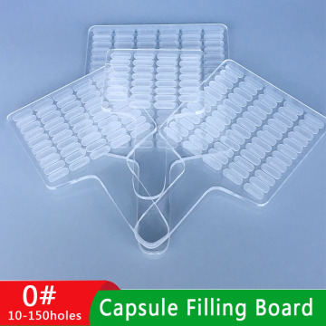0 # 30-Hole Capsule Counting Board 50-Hole Pill Counter Powder Filling Machine 100 Tablets Bottling Filling Machine