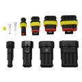 26 Sets 1-4 Pin Way 300V 16A Waterproof Car Auto Electrical Wire Connector Plug Kit for Auto Car Marine Replacement Parts