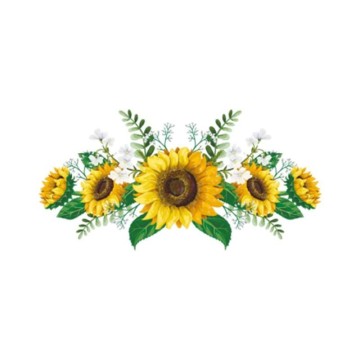 1pc 30*60cm Sunflower Wall Sticker PVC Kitchen Waterproof Decals Refrigerator Cabinet Door Living Room Bedroom Home Decoration