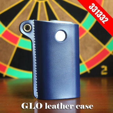 Original 331332 Box Holder Storage Pouch Bag GLO Leather Case for GLO e Cigarette cover in stock blue red black available