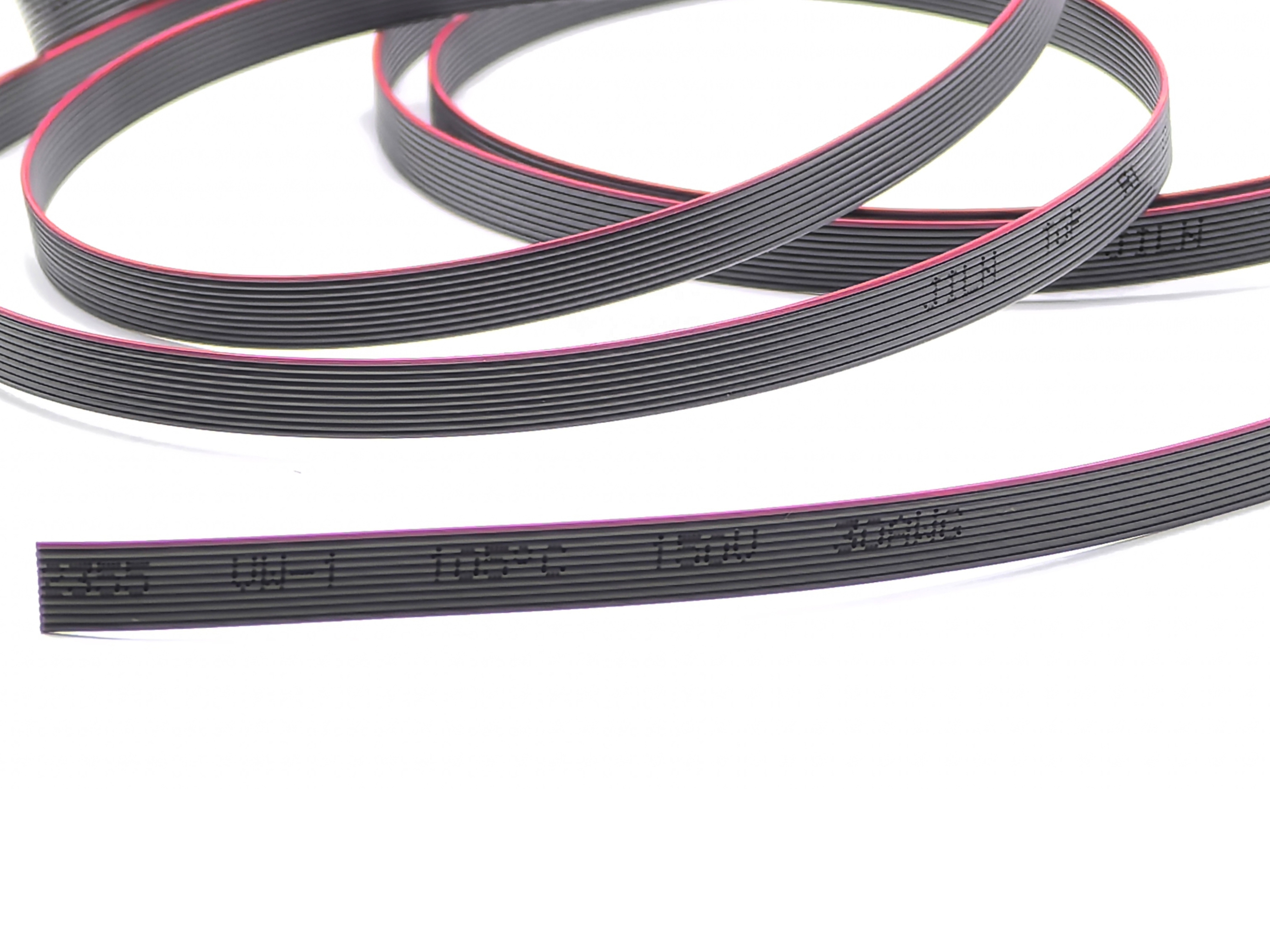 0.635mm Pitch Gray Ribbon Cable 10-Pin with Red Stripe