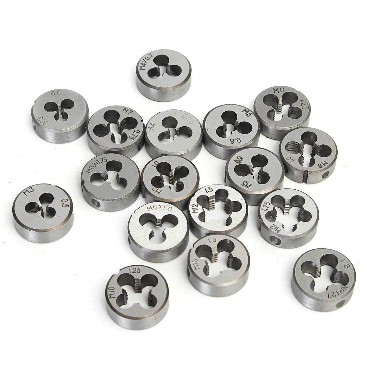 NEW 40pcs Tap Die Set Hand Thread Plug Taps Handle Alloy Steel Inch Threading Tool with Case