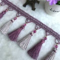 1M Luxury Exquisite Curtain Tassel Fringe Trim Sewing Ribbon Trimming Upholstery