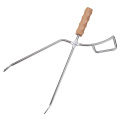 Fire Pit Stainless Steel Anti Slip Durable Accessories BBQ Duckbilled Picnic Fireplace Outdoor Home Wood Grabber Tongs Tool