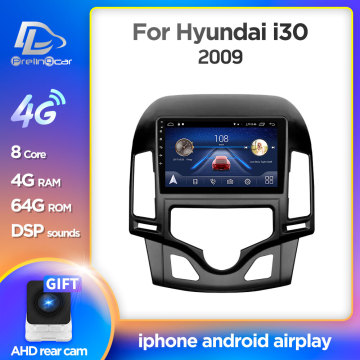 Android 10.0 System Car IPS Touch Screen Stereo For HYUNDAI I30 Automatic air conditioning player Stereo