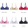 Xiushiren Sexy Bras For Women Push Up Solid Lace Bra 3/4 Cup Underwire Soutien Gorge Soft Cotton Underwear Size 40-50 C D Black