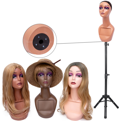 Wig Display Realistic African Female Mannequin Head Supplier, Supply Various Wig Display Realistic African Female Mannequin Head of High Quality